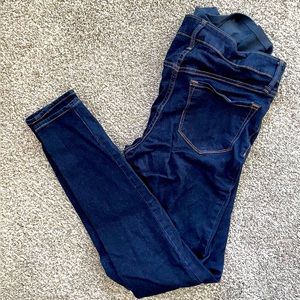 Old Navy Maternity Full Panel Rockstar Super Skinny Jeans, sz 4 long - like new